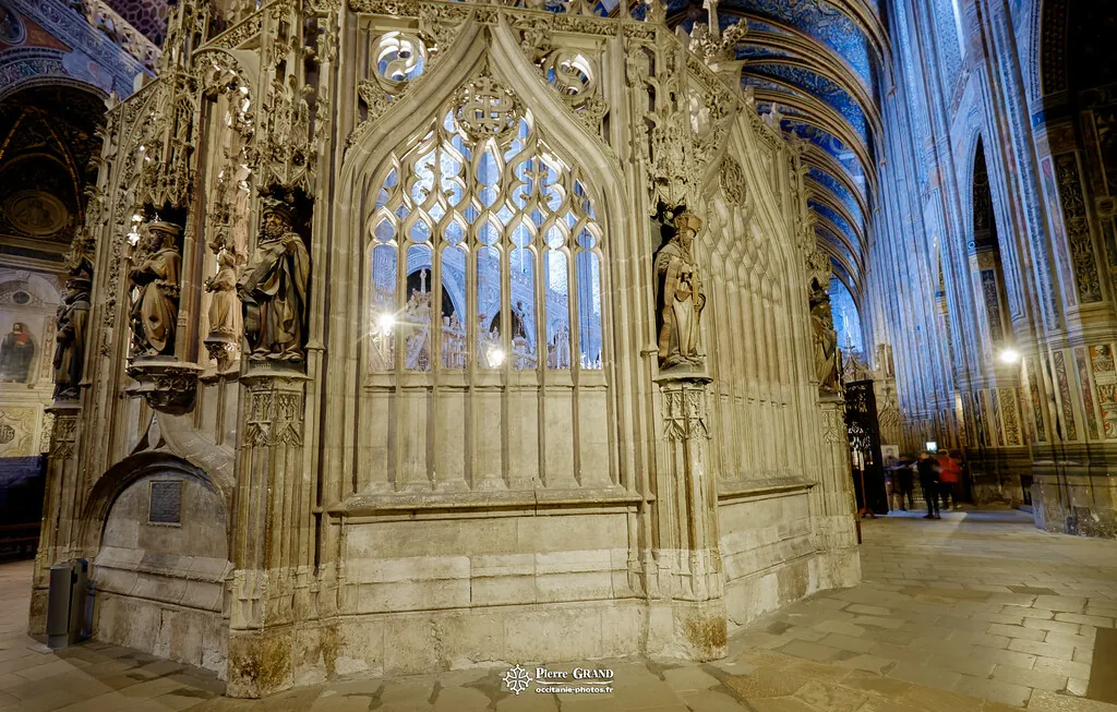 La clôture du chœur et la nef, cathédrale Sainte-Cécile d'Albi