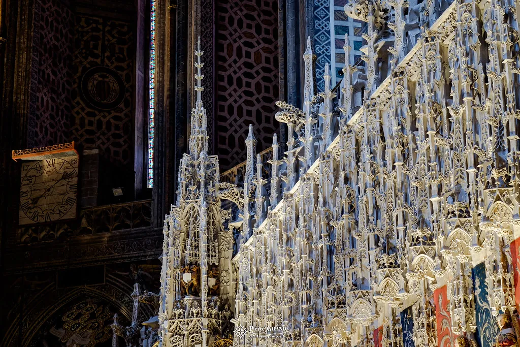 Le jubé gothique flamboyant, cathédrale Sainte-Cécile d'Albi