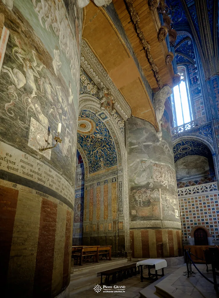 Le Jugement dernier, fresque de la fin du XVe siècle, cathédrale Sainte-Cécile d'Albi