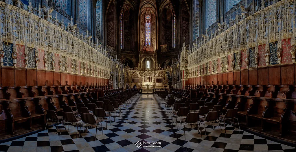 Les stalles du chœur, cathédrale Sainte-Cécile d'Albi